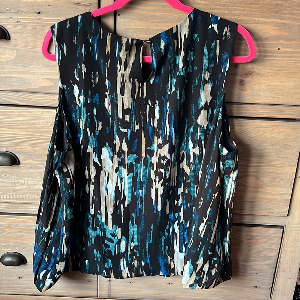 EUC Calvin Klein blouson sleeveless blouse sz 1x - Picture 4 of 7